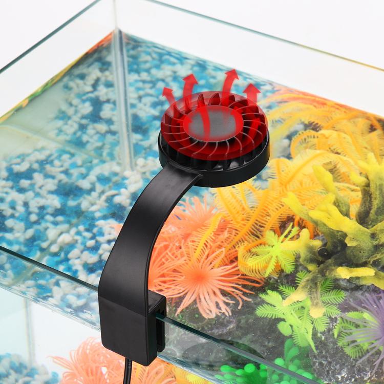 5W Blauweißes Aquarium-LED-Clip-Licht mit 12 LEDs, USB-betrieben, Mini-Aquarienleuchte für Wasserpflanzen, Wassergras & kleine Aquarien, 220V, 110V