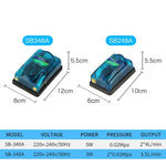 220-240V Transparente ultra-leise Aquarienluftpumpe, SOBO SB-248A 3W Einloch, SOBO SB-348A 5W Doppelloch