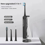 3-in-1 elektrische Zahnbürste, Munddusche & Zahnseiden-Ersatz mit 180 ml abnehmbarem Wassertank