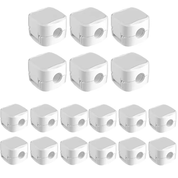 18 Stück/Packung magnetische Kabelorganizer Clips selbstklebende Kabelhalter für das Schreibtischmanagement