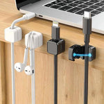 18 Stück/Packung magnetische Kabelorganizer Clips selbstklebende Kabelhalter für das Schreibtischmanagement
