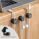 18 Stück/Packung magnetische Kabelorganizer Clips selbstklebende Kabelhalter für das Schreibtischmanagement