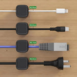 18 Stück/Packung magnetische Kabelorganizer Clips selbstklebende Kabelhalter für das Schreibtischmanagement