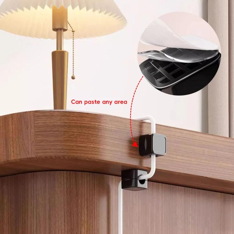 18 Stück/Packung magnetische Kabelorganizer Clips selbstklebende Kabelhalter für das Schreibtischmanagement