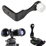Fernglas-Stativadapter L-förmiger Metallanschluss zur Fotografie, Stabilisierung von Ferngläsern