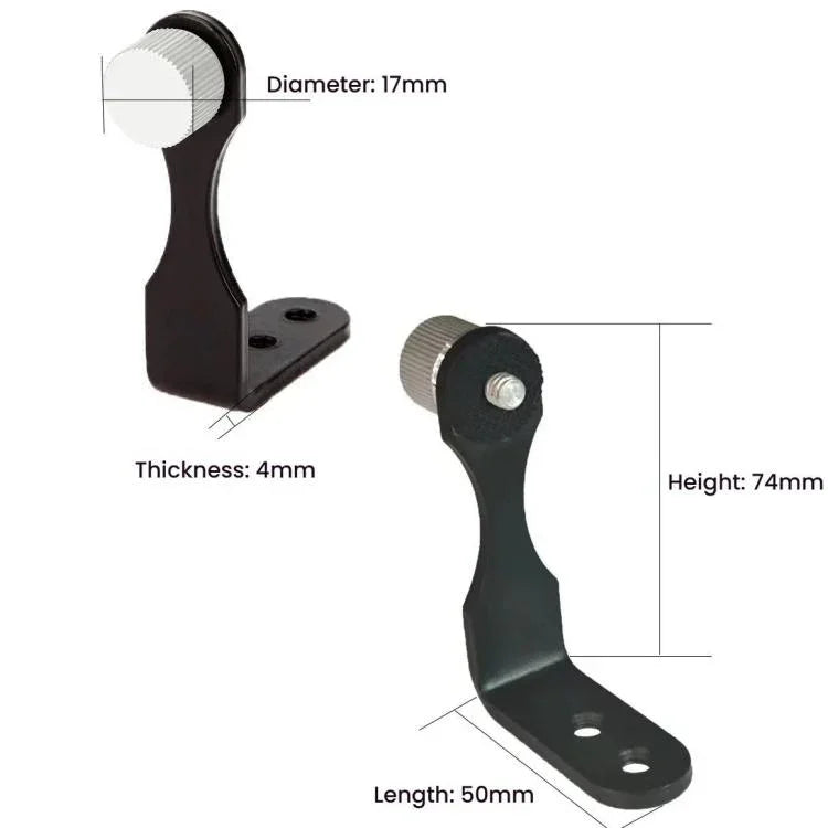 Fernglas-Stativadapter L-förmiger Metallanschluss zur Fotografie, Stabilisierung von Ferngläsern