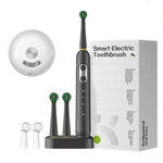 Wiederaufladbare elektrische Zahnbürste für Erwachsene, 4200 U/min Rotationsbürste, IPX8 wasserdicht, Induktionsladung, Sterilized White, Sterilized Black, Regular White, Regular Black