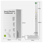 Wiederaufladbare elektrische Zahnbürste für Erwachsene, 4200 U/min Rotationsbürste, IPX8 wasserdicht, Induktionsladung, Sterilized White, Sterilized Black, Regular White, Regular Black
