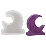 Kerzen-Silikonform DIY Handgemachte Mond-Stern-Aromatherapie-Gips-Verzierungsform, Mond LZ-651, Stern LZ-652