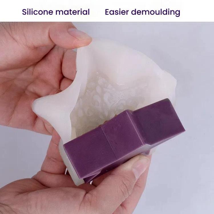 Kerzen-Silikonform DIY Handgemachte Mond-Stern-Aromatherapie-Gips-Verzierungsform, Mond LZ-651, Stern LZ-652