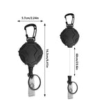 Aufhängbare Kletterschnalle, einziehbar, absturzsicher, Outdoor-Kletterschnalle, aufhängbar