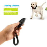 2-in-1-Hundetraining-Clicker mit langer Handschlaufe