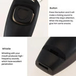 2-in-1-Hundetraining-Clicker mit langer Handschlaufe
