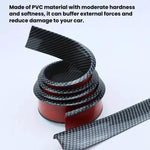 Self-Adhesive Car Wheel Arch Trim Protective Strip Anti-Scratch Guard for Vehicle Door Edge Length 1.5m, 4.5cm Wide Black, 4.5cm Wide Carbon Fiber, 3.5cm Wide Black, 3.5cm Wide Carbon Fiber