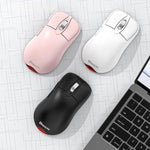 Kabellose Tri-Mode-Gaming-Maus, 24000 DPI, 6 RGB-Beleuchtungsmodi, wiederaufladbar, Makro-programmierbar, Schwarz, Weiß, Rosa, kabelloses Laden Schwarz, kabelloses Laden Weiß, kabelloses Laden Rosa