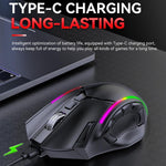 MKESPN W605 Triple-Mode 24000 DPI 12-Tasten kabellose Gaming-Maus Makro-Anpassung, W605