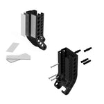 Wandmontierter Batterie-Organizer für 10 AA & 10 AAA Batterien Platzsparendes Batterielagerregal