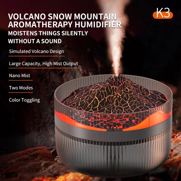 2L Vulkanischer Ätherischer Öl Diffusor Luftbefeuchter Große Kapazität Aromatherapie Nebel Diffusor Top-Fill Wassertank