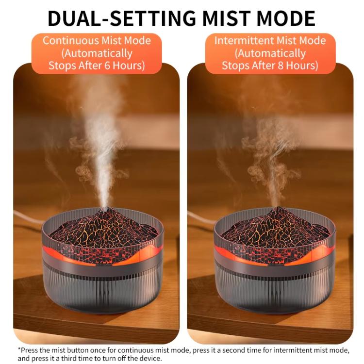 2L Vulkanischer Ätherischer Öl Diffusor Luftbefeuchter Große Kapazität Aromatherapie Nebel Diffusor Top-Fill Wassertank