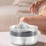 2L Vulkanischer Ätherischer Öl Diffusor Luftbefeuchter Große Kapazität Aromatherapie Nebel Diffusor Top-Fill Wassertank