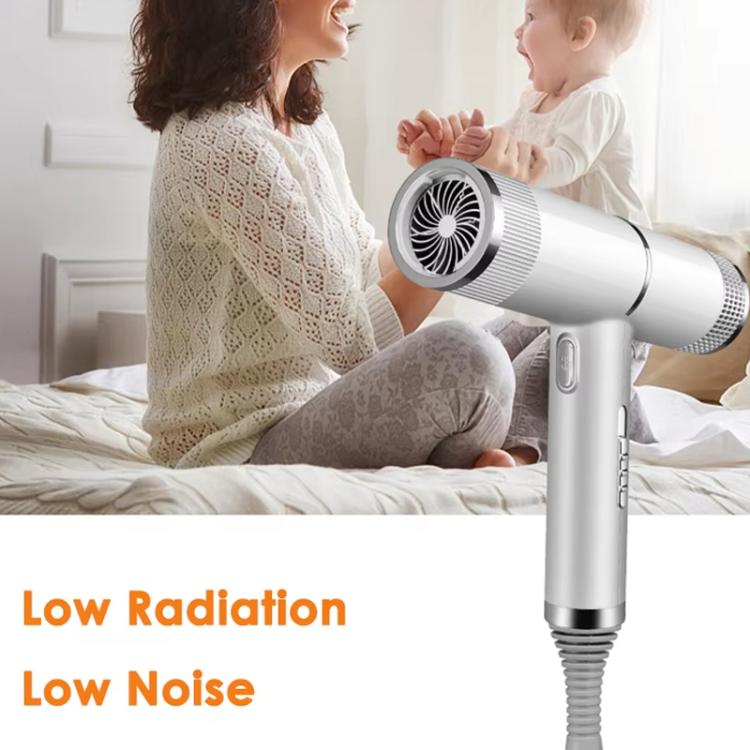 T-Shaped Hair Dryer with Smart Inverter Technology High-Power Blow Dryer for Home & Salon Use, EU Plug, EU Plug With 3 Nozzles, US Plug, US Plug With 3 Nozzles, UK Plug, UK Plug With 3 Nozzles
