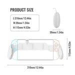 Ergonomischer, rutschfester Griff für Nintendo Switch 2 / Switch / Switch OLED, JYS-NS2297 Schwarz, JYS-NS2297 Weiß