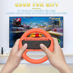 2 Stück/Packung Lenkradgriffe für Nintendo Switch 2/Switch Joy-Con Controller