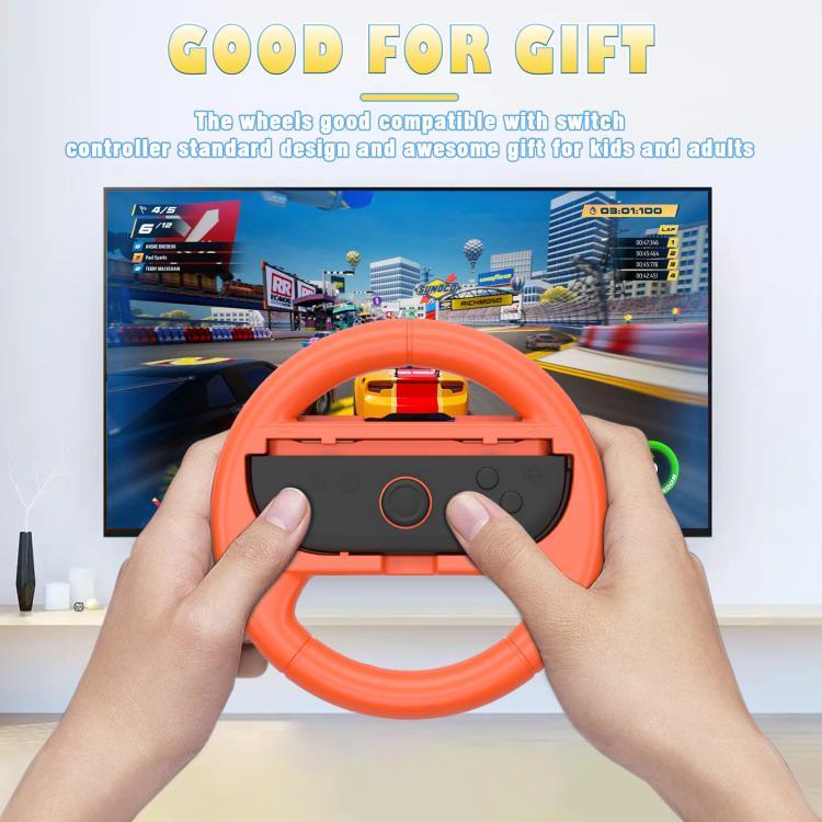 2 Stück/Packung Lenkradgriffe für Nintendo Switch 2/Switch Joy-Con Controller