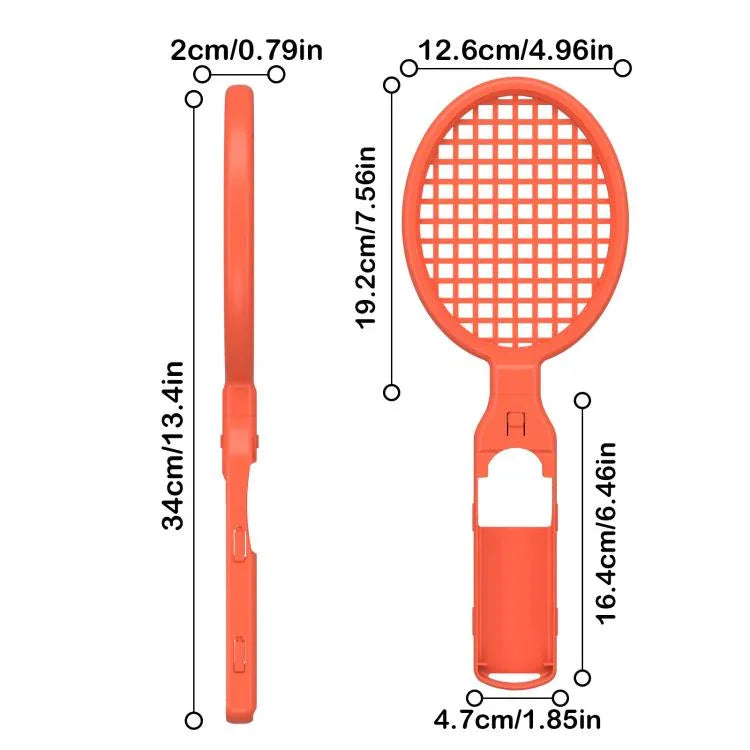 Für Nintendo Switch 2 Joy-Con 1 Paar Tennisschläger Motion Controller Griff Sportset, Tennisschläger