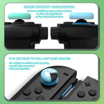 Für Nintendo Switch 2 Joy-Con 2 Paar Silikon-Daumenkappen mit Krallenmuster und Tastenabdeckungen