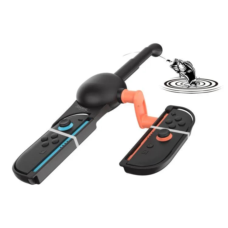 DOBE Angelruten-Bewegungscontroller für Nintendo Switch 2/Switch/Switch OLED Joy-Con, Angelrute