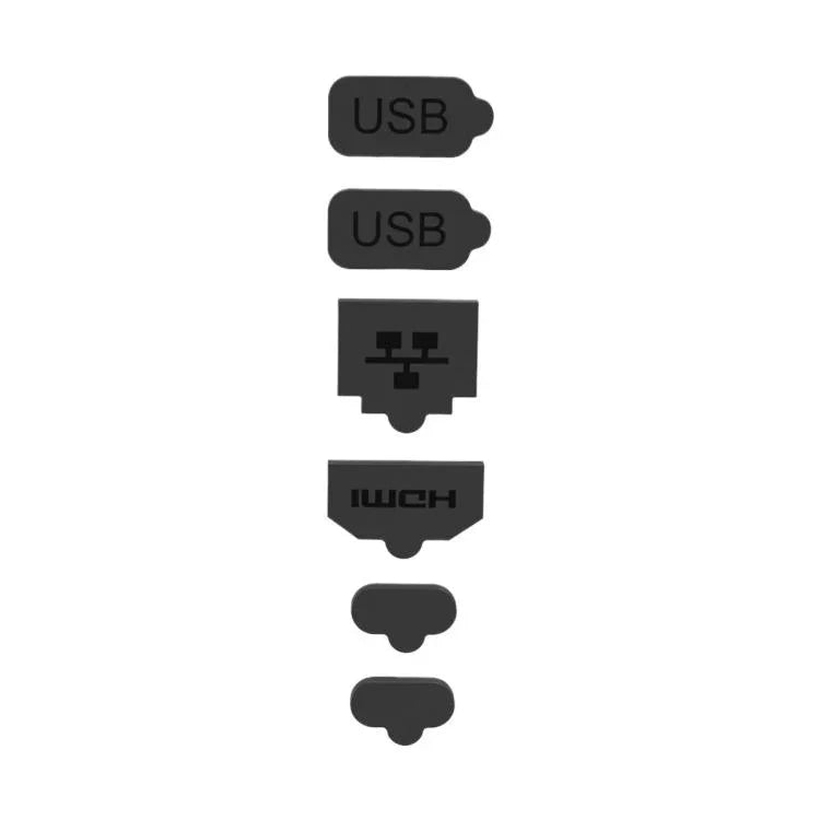 Für Nintendo Switch 2 IPega 6-in-1 Präzisions-Staubschutzkappen-Set Multi-Port-Schutzkit
