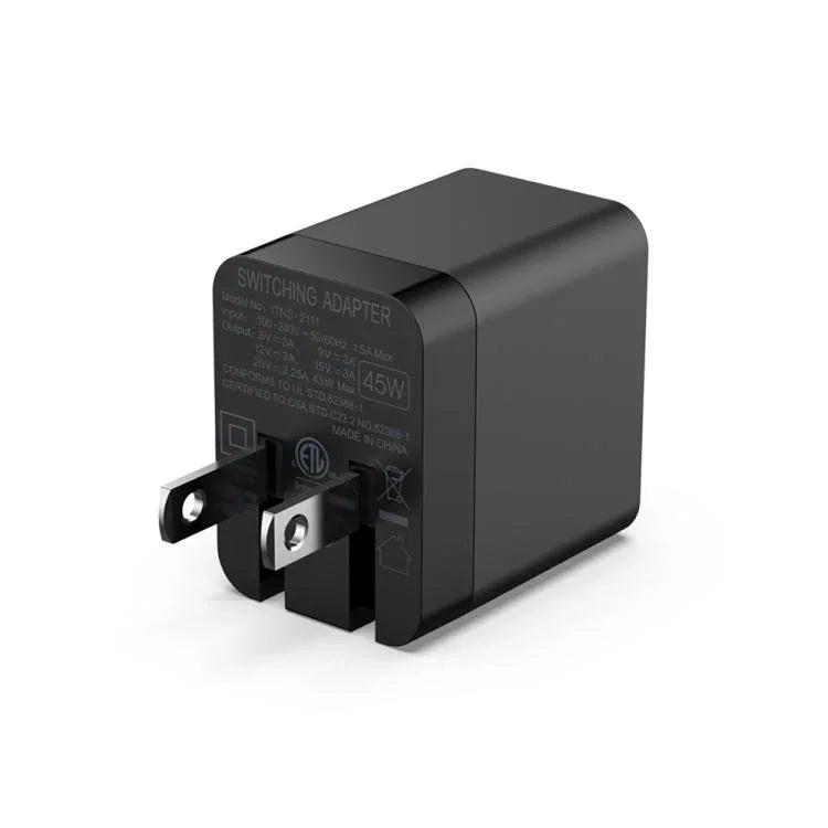DOBE 45W GaN Schnellladegerät für Nintendo Switch 2/Switch OLED/Switch/Switch Lite USB-C Ladegerät US Stecker, Für Nintendo Switch 2