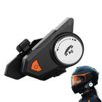 M9 Motorradhelm Bluetooth Headset IPX6 Wasserdicht, Automatische Anrufannahme, HD Klang für Fahrer/Lieferung/Gruppen-Interkom, M9