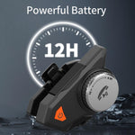 M9 Motorradhelm Bluetooth Headset IPX6 Wasserdicht, Automatische Anrufannahme, HD Klang für Fahrer/Lieferung/Gruppen-Interkom, M9
