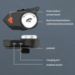 M9 Motorradhelm Bluetooth Headset IPX6 Wasserdicht, Automatische Anrufannahme, HD Klang für Fahrer/Lieferung/Gruppen-Interkom, M9
