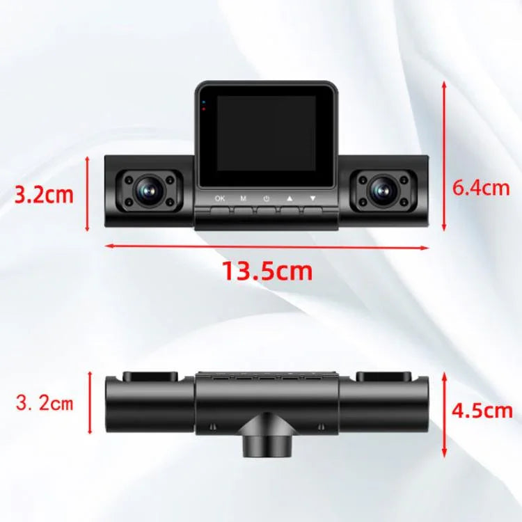 Hochauflösender 1080P Infrarot-Nachtsicht-Parküberwachungs-Fahrtenschreiber, 3 Linsen, 4 Linsen, 4 Linsen + 32G