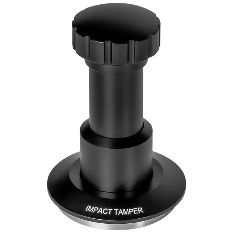 Verstellbarer Impact-Kaffeestampfer mit Gewindebasis Federbelastetes Espresso-Stempelwerkzeug, 51 mm, 53 mm