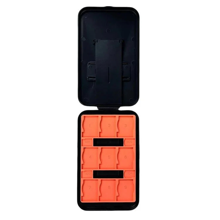 KJH Kartenbox-Ständer für Nintendo Switch 2 / Switch OLED / Lite, faltbarer Halter mit 9 Game Card Slots & 4 SD-Karten-Slots