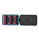 KJH Kartenbox-Ständer für Nintendo Switch 2 / Switch OLED / Lite, faltbarer Halter mit 9 Game Card Slots & 4 SD-Karten-Slots