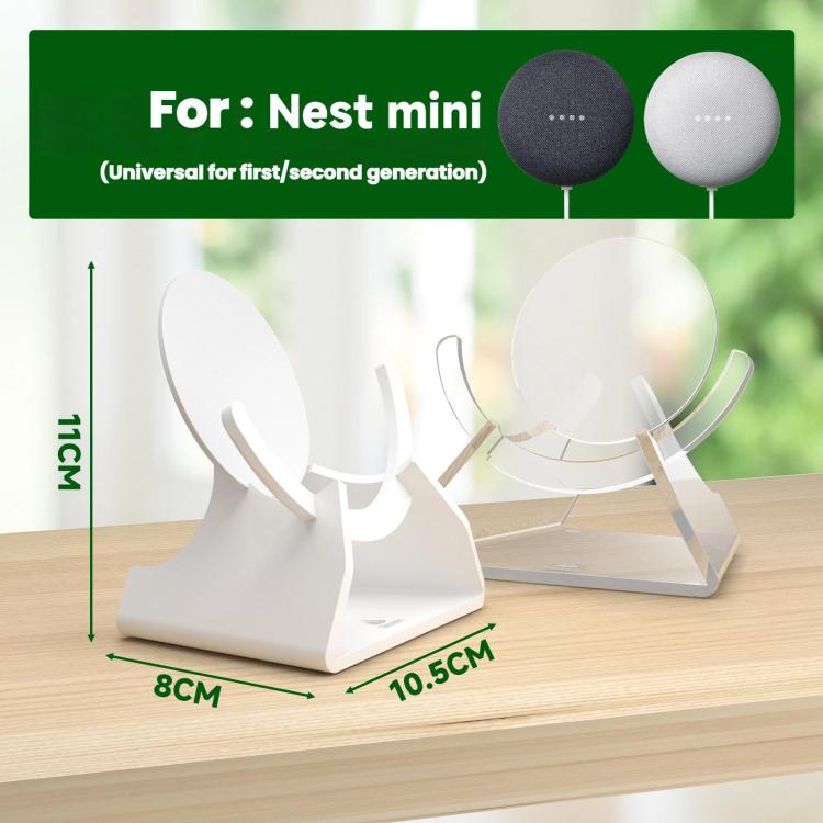 TXESIGN Für Google Nest Mini Lautsprecher Desktop-Aufbewahrung aufrechter Basisständer
