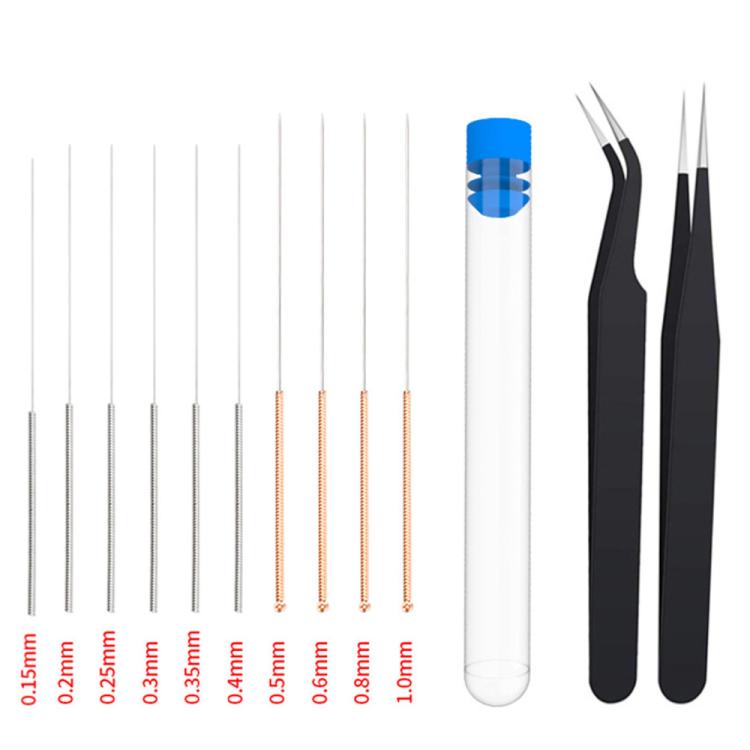 Scheibenwischerdüse Reinigungsnadel, 10er-Set, 10er-Set + 2 Pinzetten