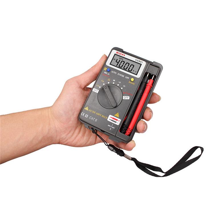 ZOYI VC921 Taschenportables Automatisch Bereichsumschaltendes Digitalmultimeter, VC921