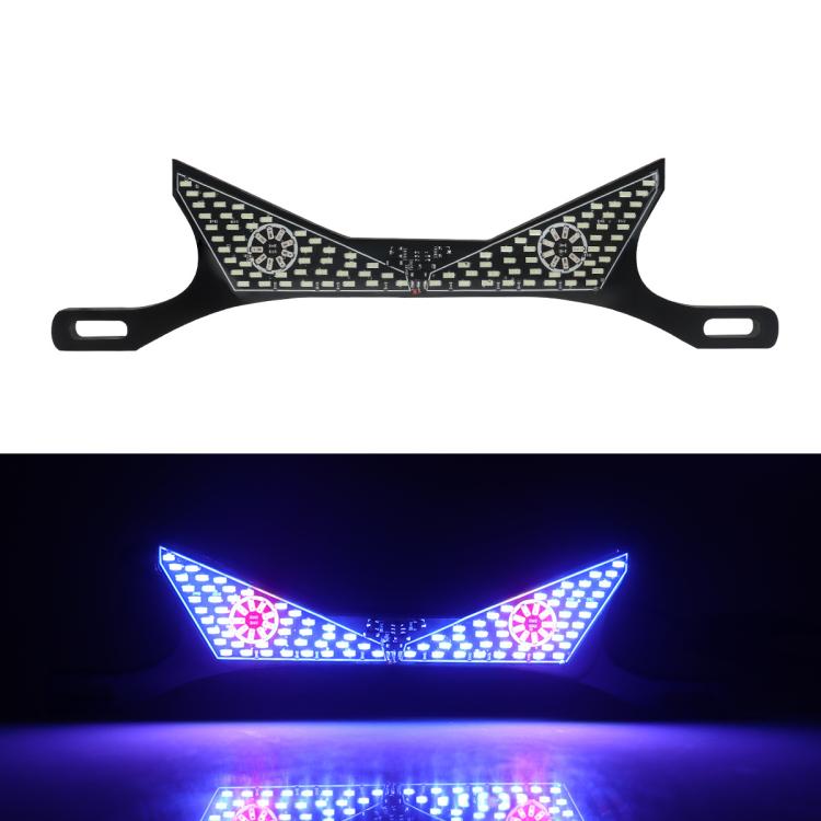 Motorcycle License Plate Screw Light Universal Decorative Accessory Headlight for Customization, Triangle Light White Yellow Flashing, Triangle Light Red Blue Flashing, Semicircular Light White Yellow Flashing, Semicircular Light Red Blue Flashing     ...