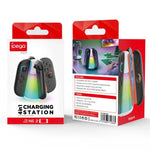 Für Nintendo Switch 2 Joy-Con Controller ipega 4-in-1 Ladestation Quad-Ladegerät-Station mit RGB-Licht