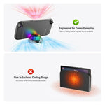 Für Nintendo Switch 2 JYS 4K 60Hz TV-Dock 5-in-1 HUB mit Gigabit-Ethernet-Anschluss und RGB-Umgebungsbeleuchtung, JYS