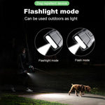 P9 Ultraschall-Hundeabwehrgerät mit zwei Köpfen, wiederaufladbar, mit Farbbildschirm und LED-Rücklicht, P9