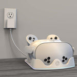 Für Meta Quest 3S / 3 / 2 iplay HBV-641 Controller-Aufbewahrungsständer VR-Headset-Ladestation mit LED-Licht