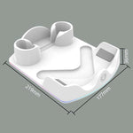 Für Meta Quest 3S / 3 / 2 iplay HBV-641 Controller-Aufbewahrungsständer VR-Headset-Ladestation mit LED-Licht