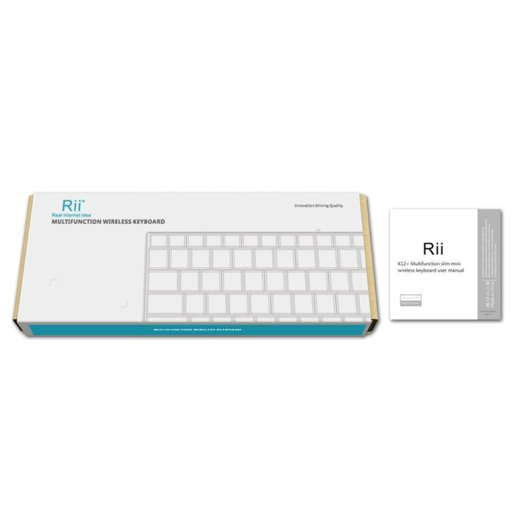 Rii K12+ Büro Computer Notebook Stille 2,4GHz Kabellose Mini Tastatur